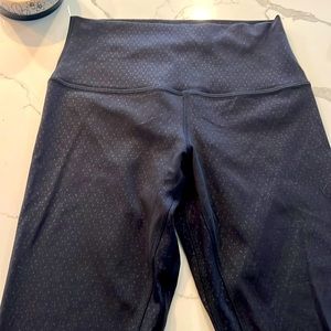 Lululemon black patterned align pants 25”